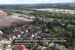 Stovky lidí ve Studénce zachránily suché poldry, poslední byl vybudován před třemi lety