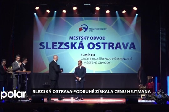 Slezská Ostrava podruhé získala Cenu hejtmana za společenskou odpovědnost, pro úřad je motivací