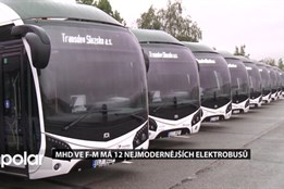 MHD ve Frýdku-Místku má nově 12 nejmodernějších elektrobusů