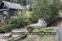 Ostravice se z břehů nevylila, obcím kolem škodil hlavně příval deště