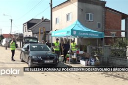 Ve Slezské pomáhají poškozeným dobrovolníci, hasiči i úředníci