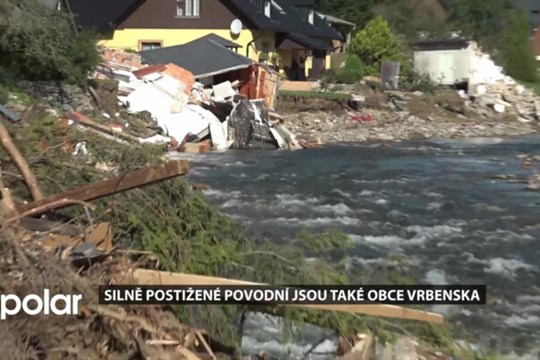 Silně postižené Vrbensko zůstává tak trochu stranou hlavního mediálního zájmu