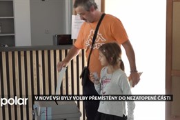 V Nové Vsi musely být volby přemístěny do nezatopené části. Část obvodu je stále pod vodou