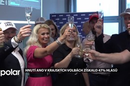 Hnutí ANO v MS kraji drtivě zvítězilo. V krajském zastupitelstvu získalo 47 procent