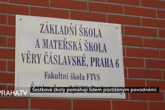 Šestkové školy pomáhají lidem postiženým povodněmi