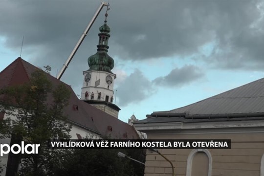 V Bruntále otevřeli vyhlídkovou kostelní věž v centru města