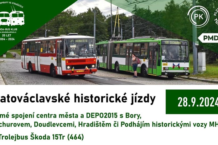 Oslavte svátek svatého Václava jízdou historickými vozidly MHD!