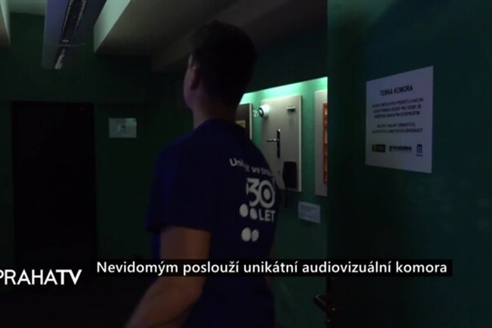 Nevidomým poslouží unikátní audiovizuální komora