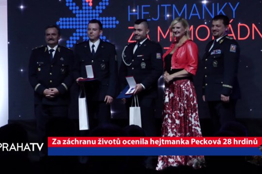 Za záchranu životů ocenila hejtmanka Pecková 28 hrdinů