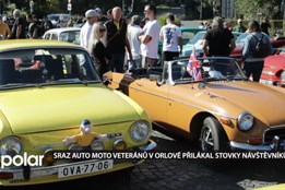 Sraz auto-moto veteránů přilákal do Orlové stovky návštěvníků