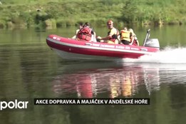 Preventivní akce Dopravka a Majáček ve spolupráci Základní školy, Policie ČR a Vodních záchranářů