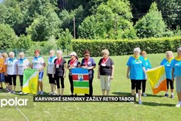 Karvinské seniorky zažily Retro tábor plný sportovních disciplín