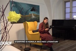 V Karviné veřejně četli lidem známé osobnosti, konala se Noc literatury