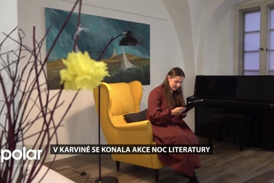 V Karviné se poprvé konala akce Noc literatury, veřejně četly známé osobnosti