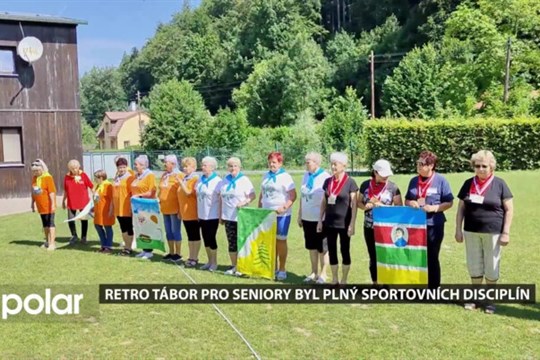 Retro tábor pro karvinské seniory byl plný sportovních disciplín