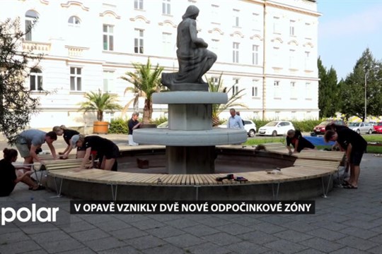 V Opavě vznikla nová odpočinková místa. Vytvořili je studenti studentům