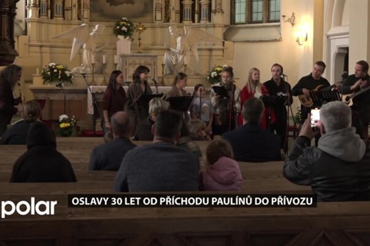 Benefiční koncert, mše svatá, příjez sv. Václava. V Ostravě oslavili 30 let od příchodu Paulínů do Přívozu