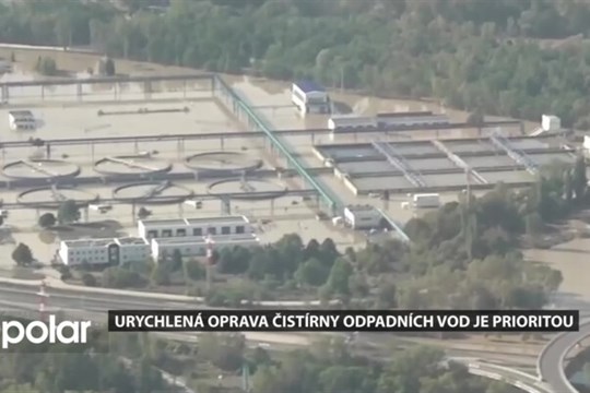 Ostrava se snaží vyřešit čištění odpadních vod. Ústřední čističku voda značně poničila