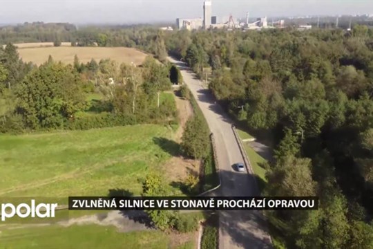 Zvlněná silnice ve Stonavě prochází opravou, dva dny bude uzavřena