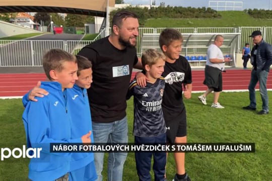 Klub 1. FC Poruba uspořádal nábor fotbalových hvězdiček s Tomášem Ujfalušim. Přišly desítky dětí