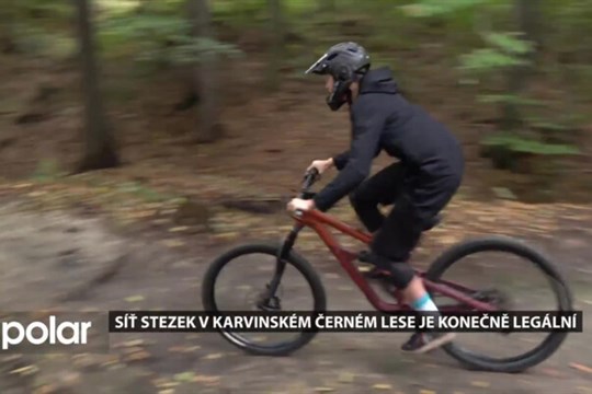 Je to tu! Síť stezek pro bikery v  karvinském Černém lese je konečně legální