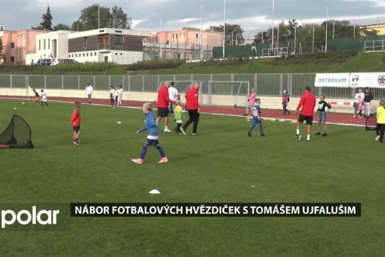 Bývalý slavný fotbalista Tomáš Ujfaluši pomohl klubu 1. FC Poruba s náborem dětí