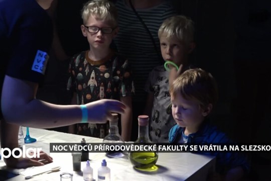 Noc vědců přírodovědecké fakulty se vrátila do Slezské Ostravy, návštěvnost byla enormní