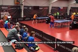 Hendikepovaní sportovci se utkali ve stolním tenise