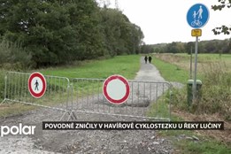 Radnice bude muset znovu investovat do cyklostezky u Lučiny, povodně na ní napáchaly škody