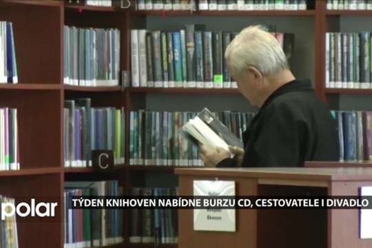 Týden knihoven nabídne burzu CD, přednášku cestovatele i divadlo