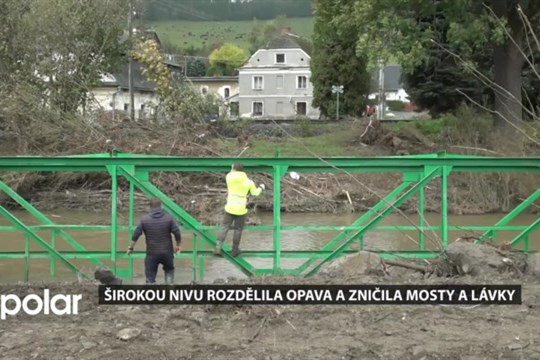 Široká Niva akutně potřebuje most nebo alespoň lávku pro pěší přes řeku Opavu