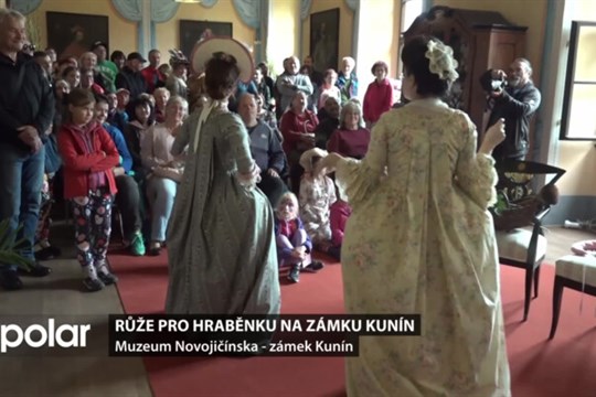 Růže pro hraběnku byly největší slavností v roce na zámku Kunín