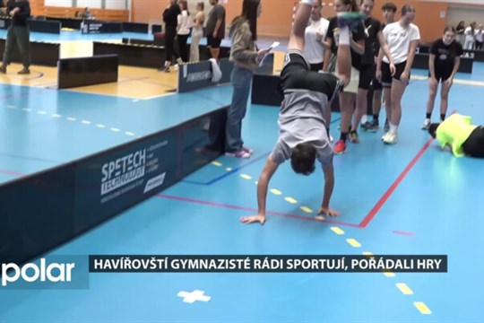 Žáci Gymnázia Havířov pořádali sportovní hry