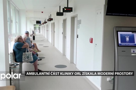 Ambulantní část Kliniky ORL FNO prošla modernizací. Všechny odborné ambulance jsou nově na jednom místě