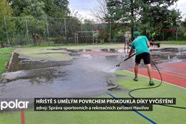 Hřiště s umělým povrchem v různých částech Havířova prokoukla díky vyčištění