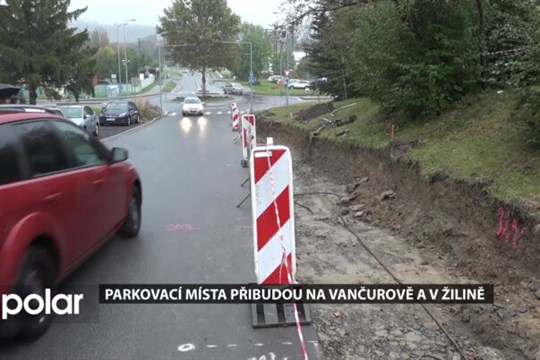 Parkovací místa přibydou ještě letos na Vančurově a v Žilině