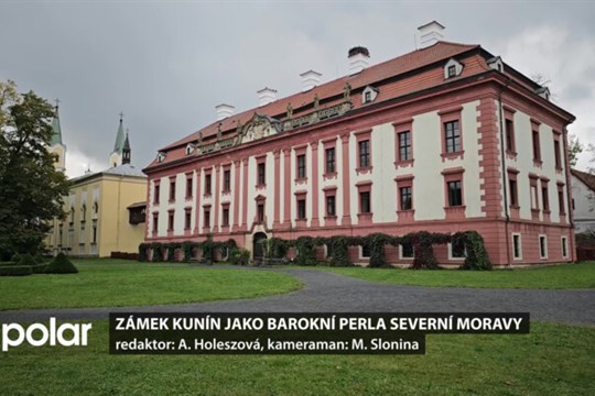 Zámek Kunín je známý jako barokní perla severní Moravy