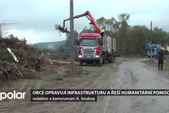 Složité problémy v obcích po povodních – opravy, obnovy, humanitární pomoc