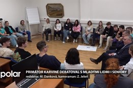 Primátor Karviné se setkal s teenagery i seniory, zajímal se o jejich pohled na dění ve městě