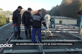 Na havířovském koupališti se staví fotovoltaika, město si slibuje úsporu i konec výpadků elektřiny