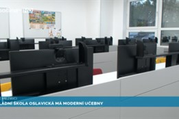 Základní škola Oslavická má moderní učebny