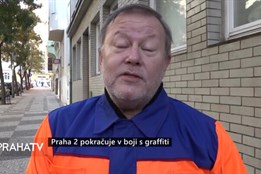 Praha 2 pokračuje v boji s graffiti