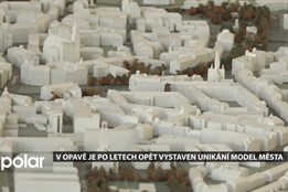 V Opavě je po letech opět vystaven unikátní model města z roku 1983