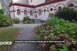 Radnice odstranila problém k přístupu do MŠ Sadová