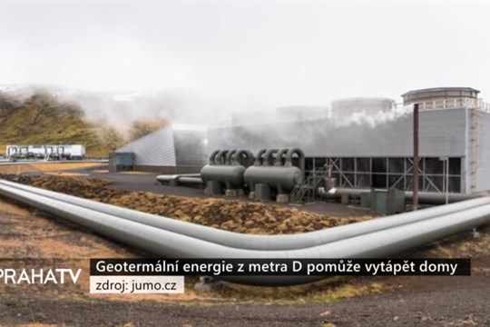 Geotermální energie z metra D pomůže vytápět domy