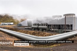 Geotermální energie z metra D pomůže vytápět domy