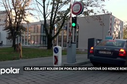 Okolí porubského DK Poklad bude hotovo do konce roku. Dodělává se park i druhý parkovací dům