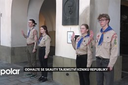 Odhalte se skauty Tajemství vzniku republiky, hra je aktivní do konce týdne