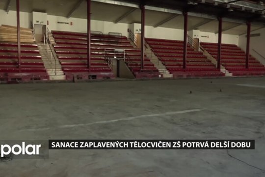 Sanace zaplavených tělocvičen opavských základních škol potrvá delší dobu