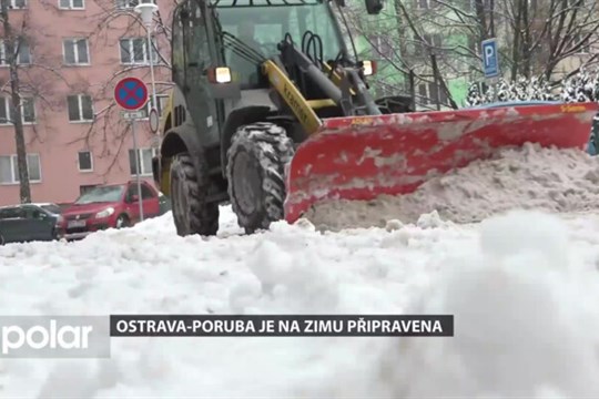 O sjízdnost silnic a schůdnost chodníků v zimním období se v Ostravě-Porubě postará vysoutěžená firma